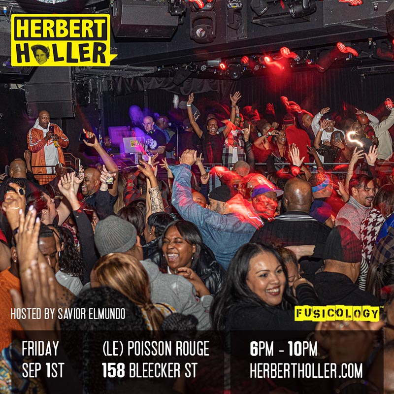 Herbert Holler’s Freedom Party® NYC Sep 1st!